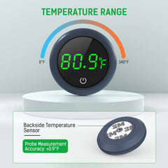 PAIZOO thermomètre externe lit la température avec précision jusqu'à ±0,9 °F.