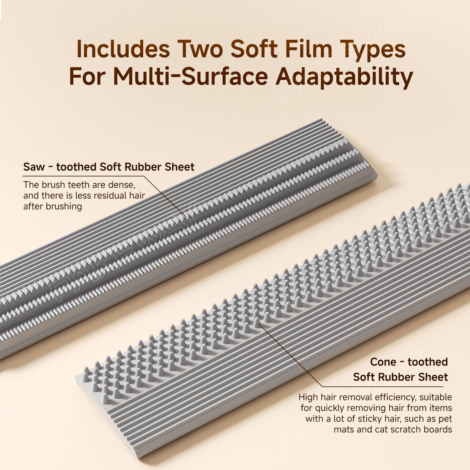 PAKEWAY filtration double mailles HEPA pour réduire les particules.