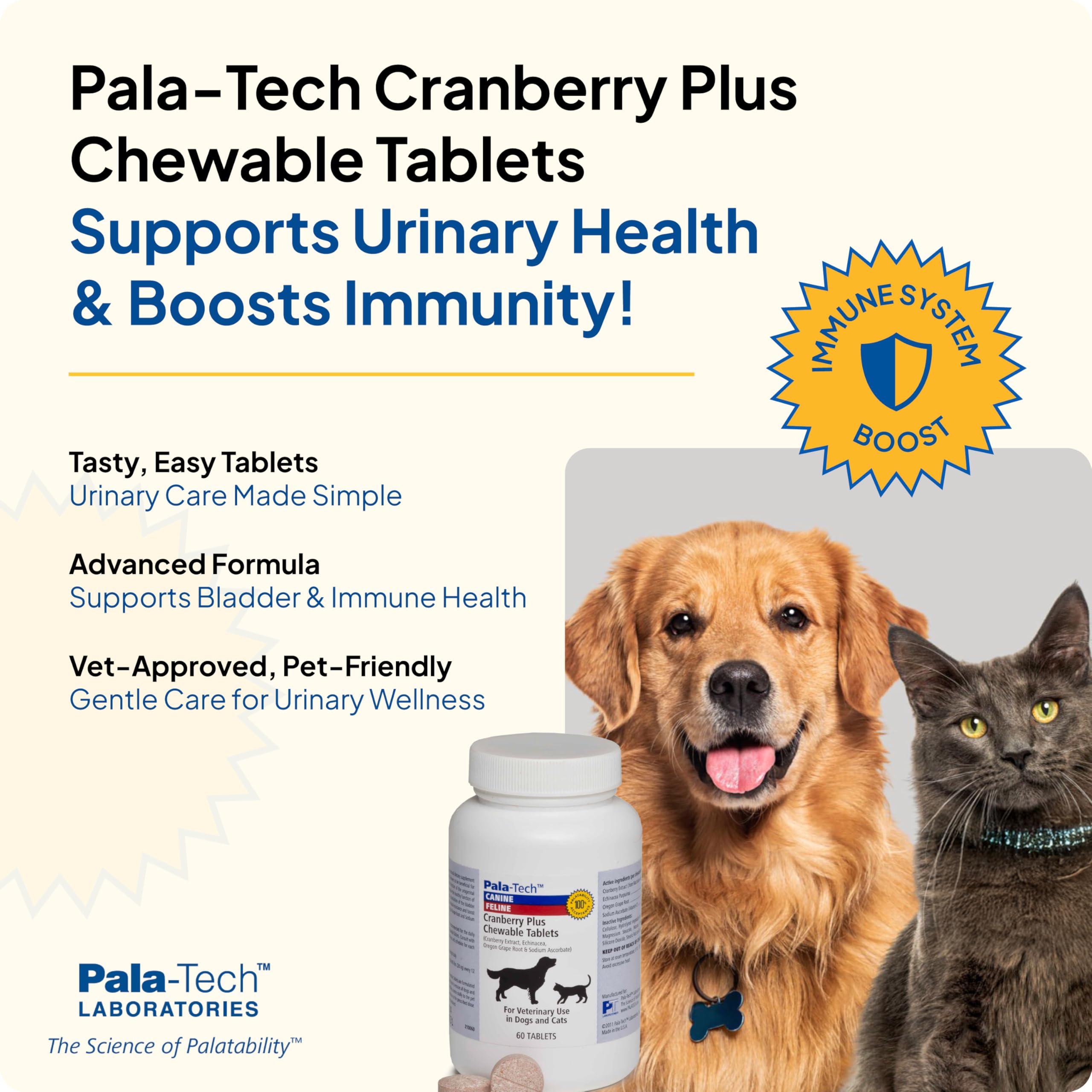 Pala Tech Cranberry bouteille comprimés uti faciliter administration