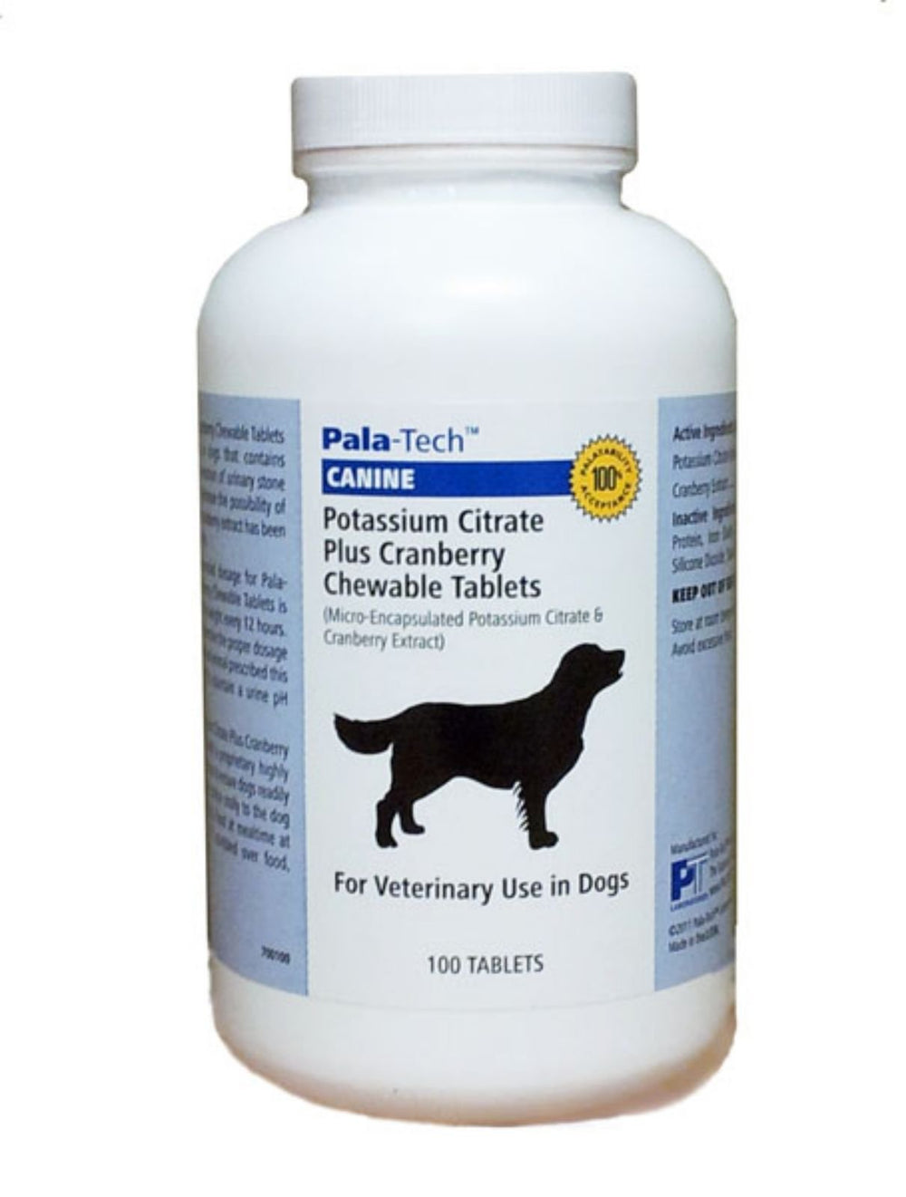 Pala Tech chien UTI : comprimés croquables pour soutien urinaire et prévention