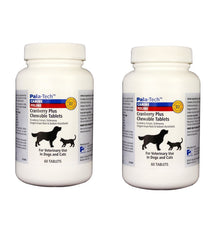 Pala-Tech Cranberry Plus – comprimés masticables pour chiens et chats, soutien potentiel des voies urinaires.