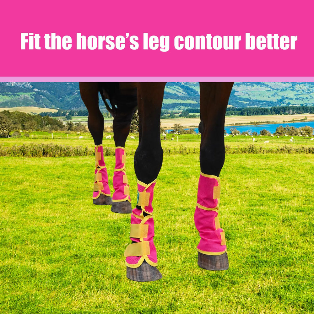 Paloura bottes pour chevaux rose - adhérence et durabilité après lavage.