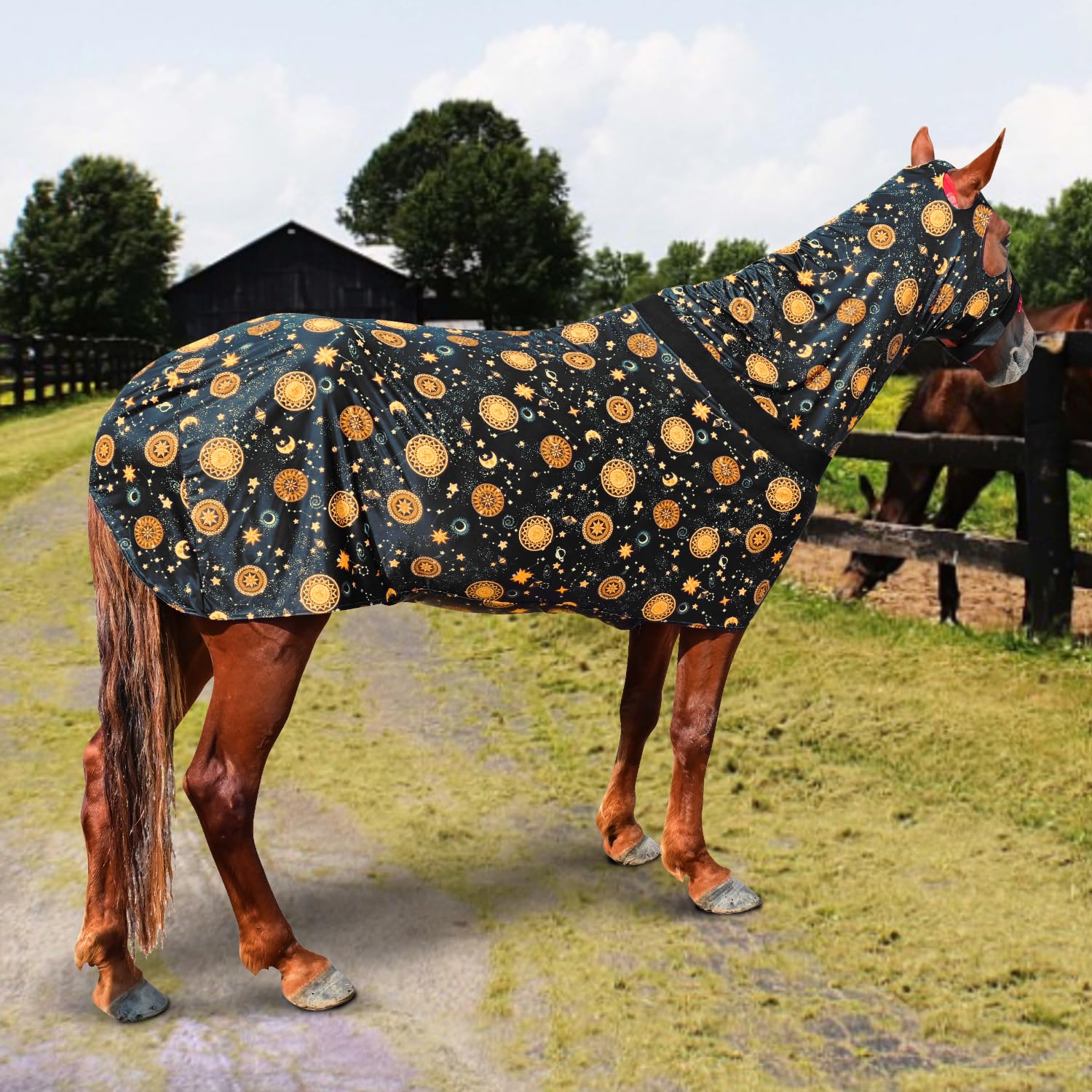 Paloura fermeture-zippee-cheval : fermeture longue pour un ajustement sûr et facile.