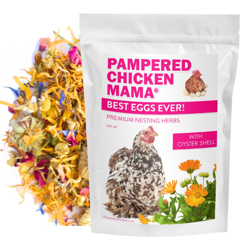 Pampered Chicken Mama – calcium pré-mélangé pour poules, complément pratique.