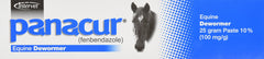Panacur pâte cheval arôme pomme cannelle, goût agréable facilitant l'administration.