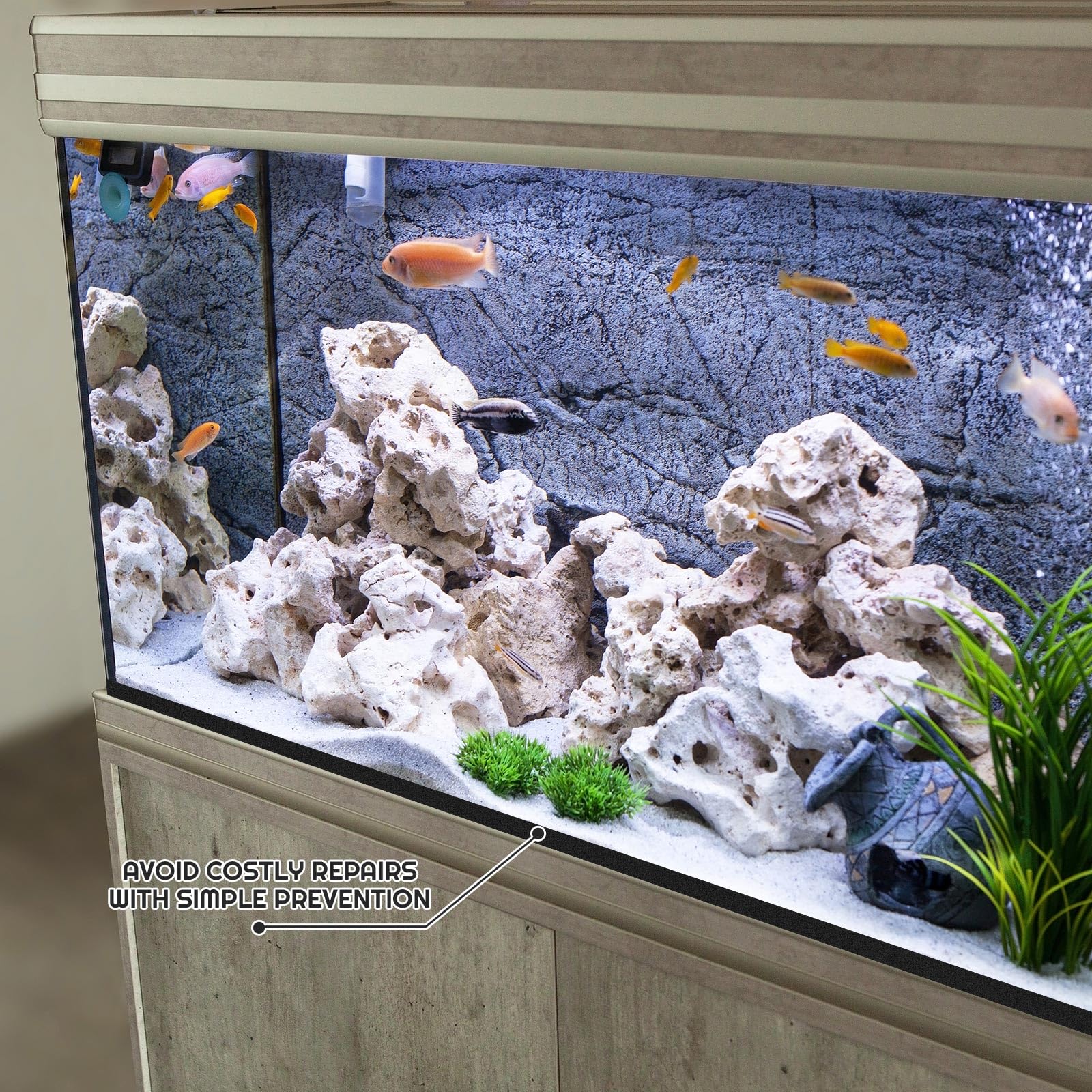 Accessoire Pangda facile à couper pour adapter votre aquarium.