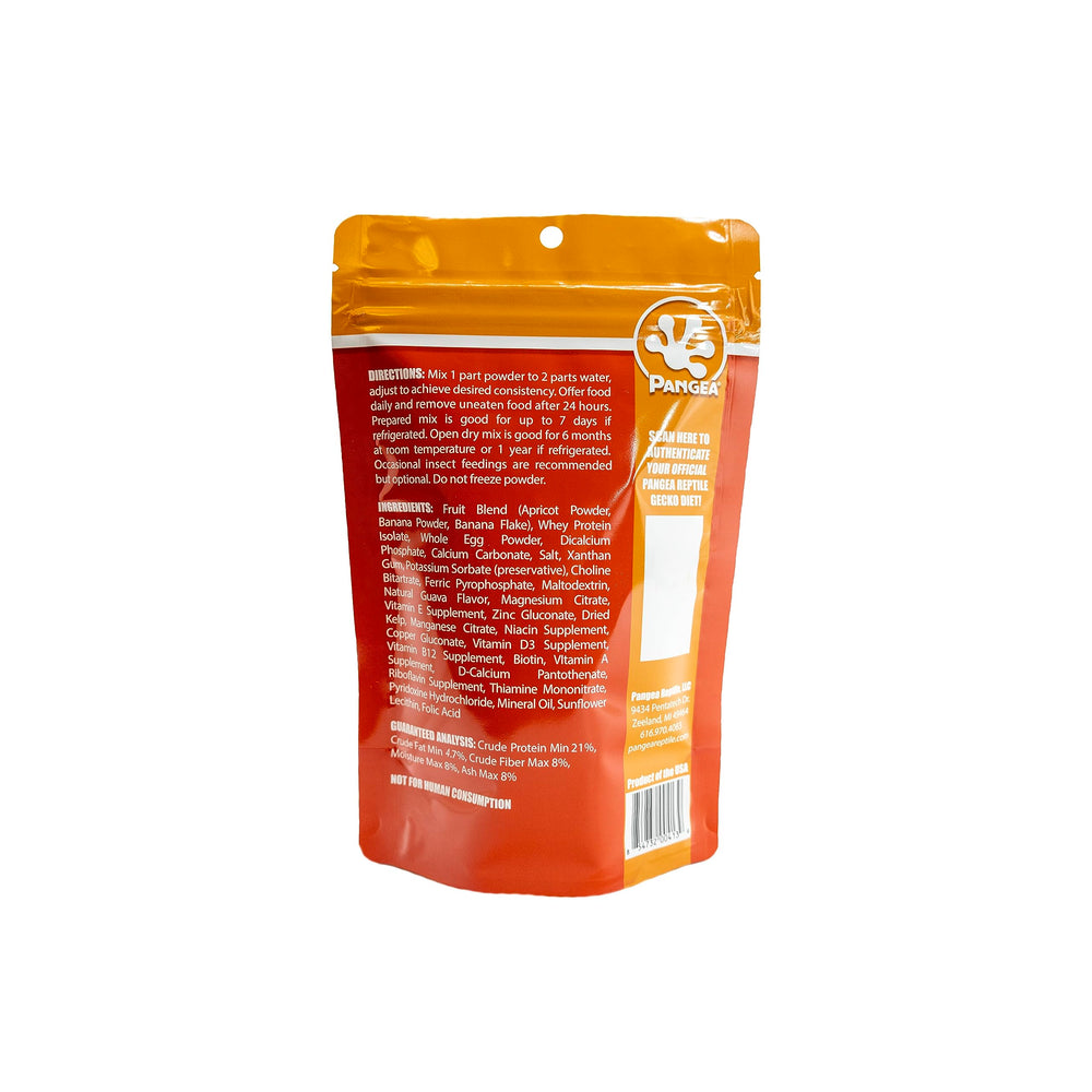 Pangea Fruit Mix Abricot – bol pour gécko à crête, riche protéines et vitamines