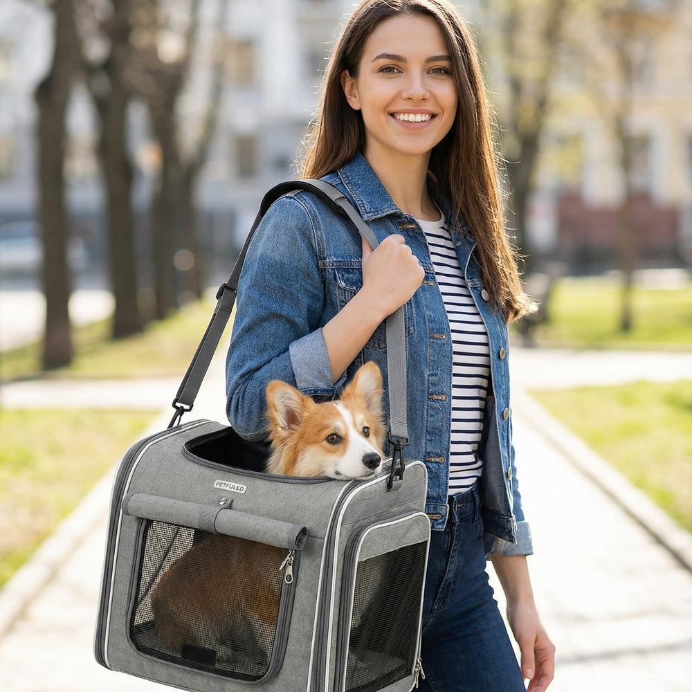 Panier vélo chien, mailles respirantes, garde votre animal au frais lors des balades.