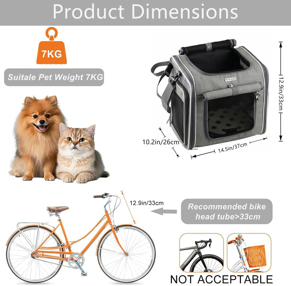 Panier vélo chien, nettoyage facile, coussin lavable pour entretien rapide.