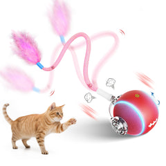 PANRIO balle chat interactif : jouet roulant pour chats, stimule l'activité et l'attention.