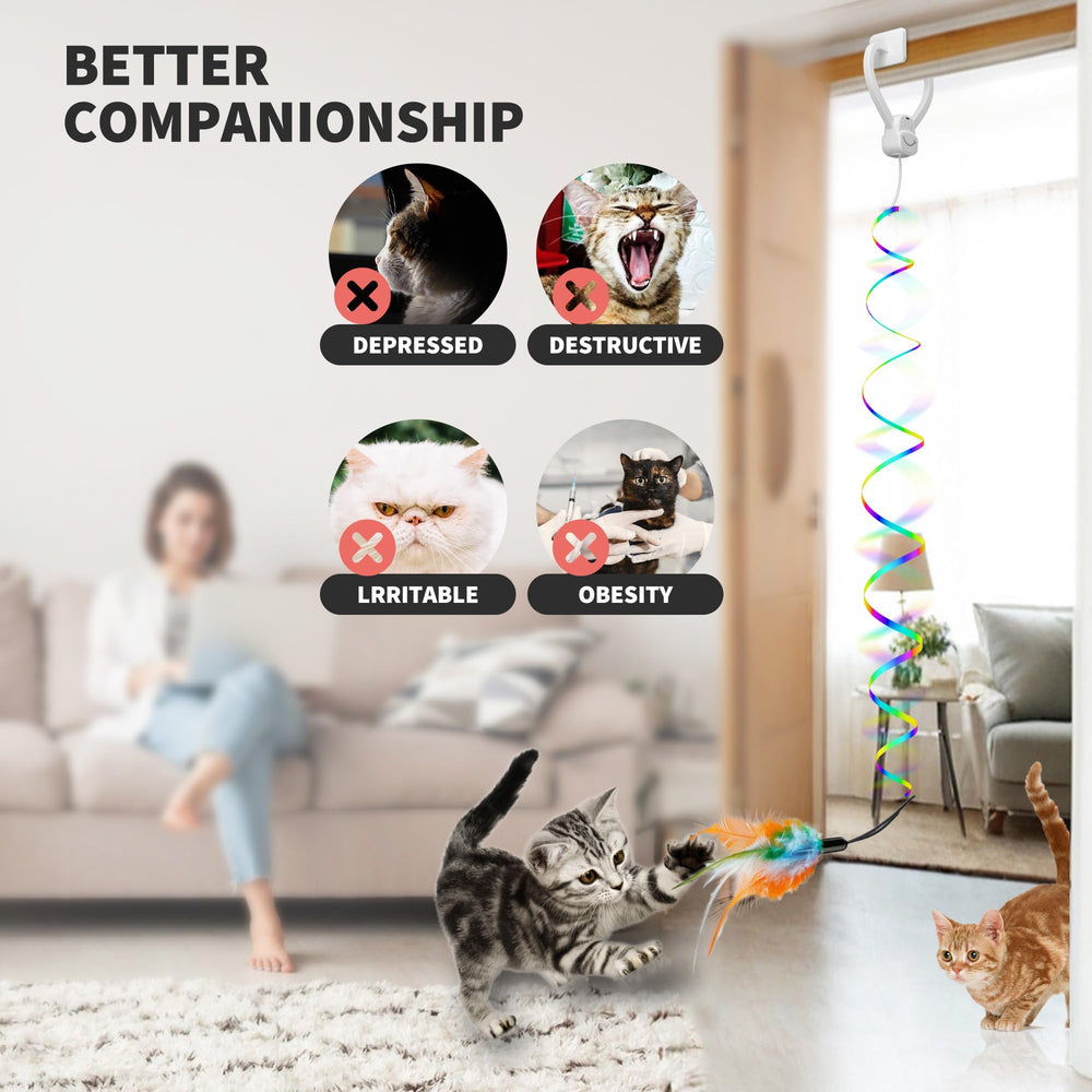 PANRIO jouet-chat batterie rechargeable 500 mAh pour de longues sessions.