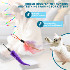 PANRIO jouet-chat porte-interieur womm, divertissement interactif