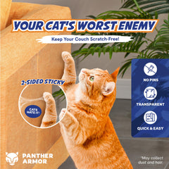 Panther Armor, ruban anti-griffures pour canapé grand, idéal pour zones sensibles.