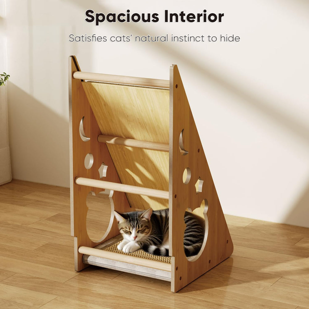 Panup confort quotidien: poste de grattage et repos pour chats d'intérieur.