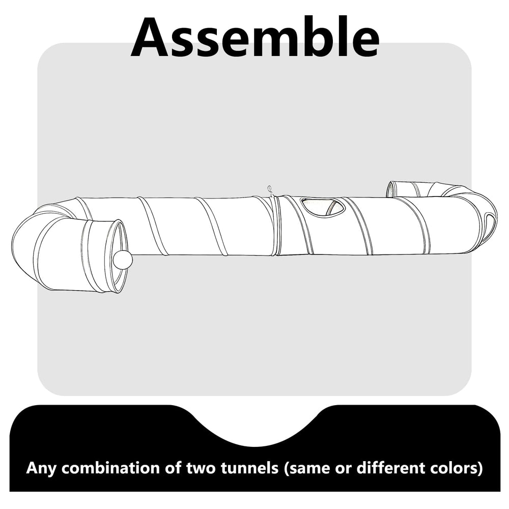 PAOPO Cat Tunnel utilisation en intérieur pour récréation quotidienne
