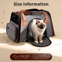 PAPZER Sac animalier — fermeture-ceinture-auto pour voyage en sécurité.