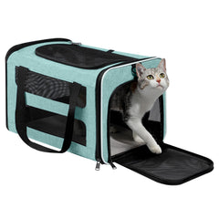 PAPZER sac de transport chat moyen vue d ensemble, confort et capacité.
