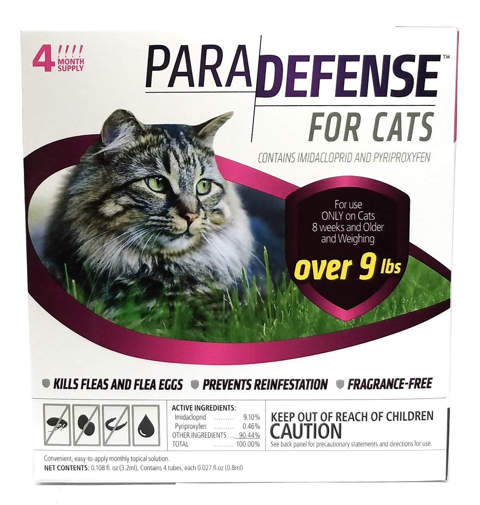 Para Defense chat puces solution topique: traitement rapide et pratique.