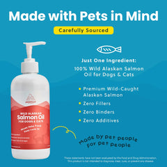 Paramount Pet Health huile saumon sauvage Alaska — peau douce du chat après application