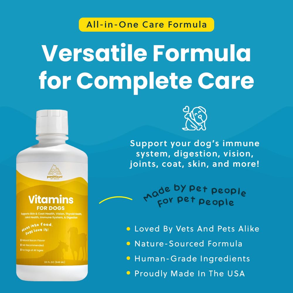 Ingrédients naturels Paramount Pet Health, sans soja et sans noix.