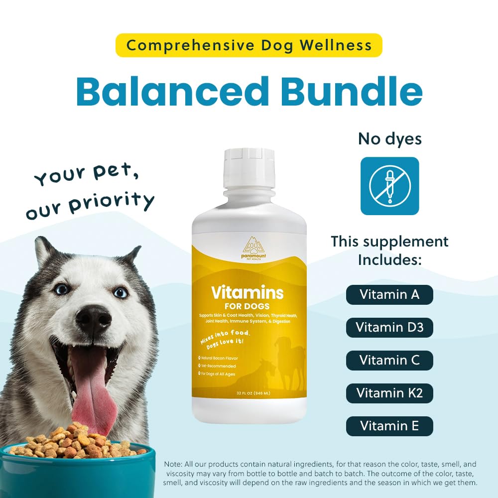 Sans soja et sans noix Paramount Pet Health pour chiens sensibles.