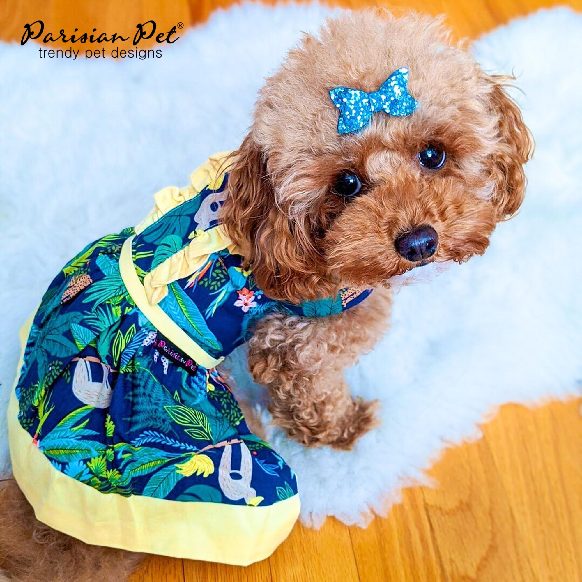 Tenue d'été Parisian Pet pour grands chiens, liberté de mouvement lors des promenades.