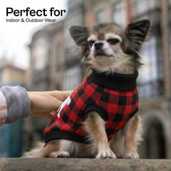 Parisian Pet: pull tricot câble ours polaire, texture douce idéale pour les sorties.