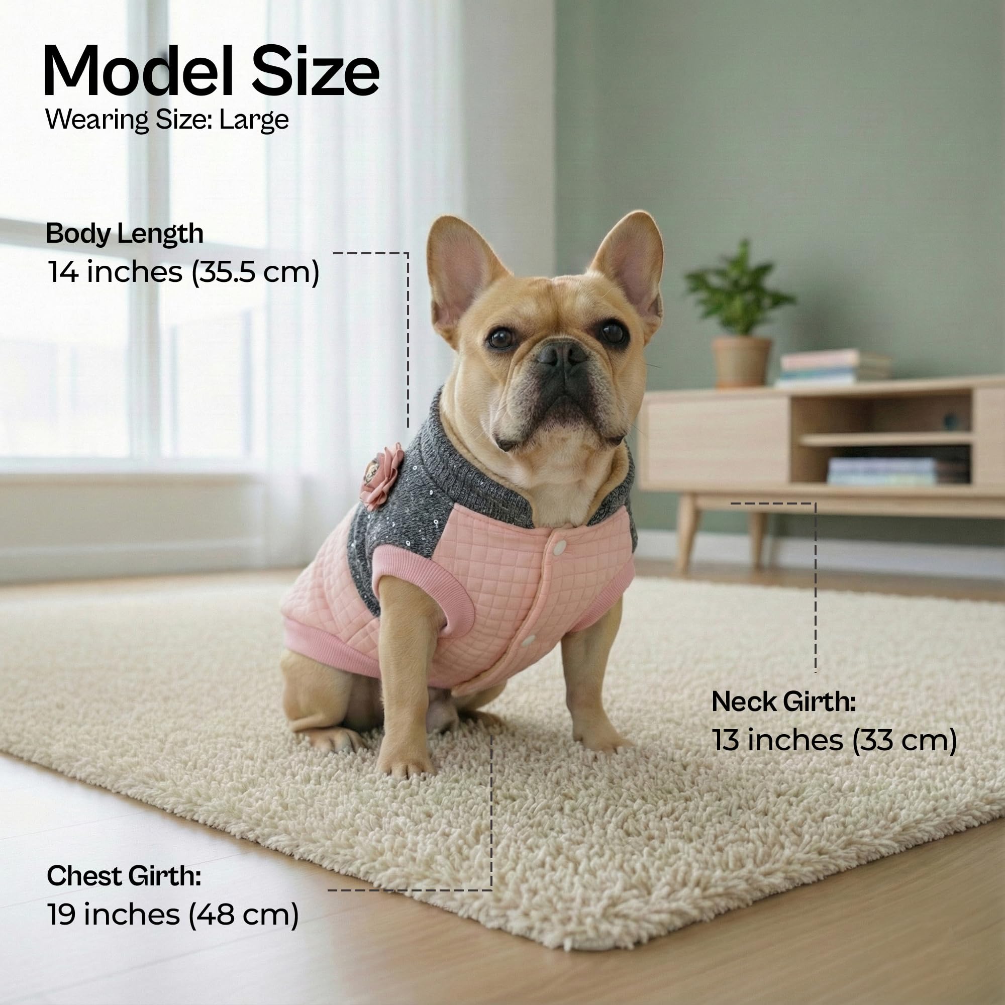 Veste polaire Parisian Pet pour chien, rose douce et confort tout l’hiver.