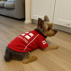 Parisian Pet maillot Angleterre broderie: broderie résistante qui ne se fane pas.