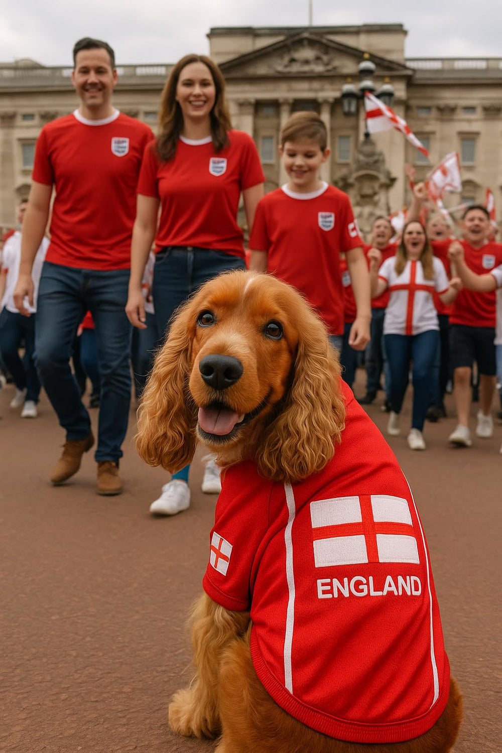 Parisian Pet maillot Angleterre manches courtes: coupe légère pour liberté de mouvement.