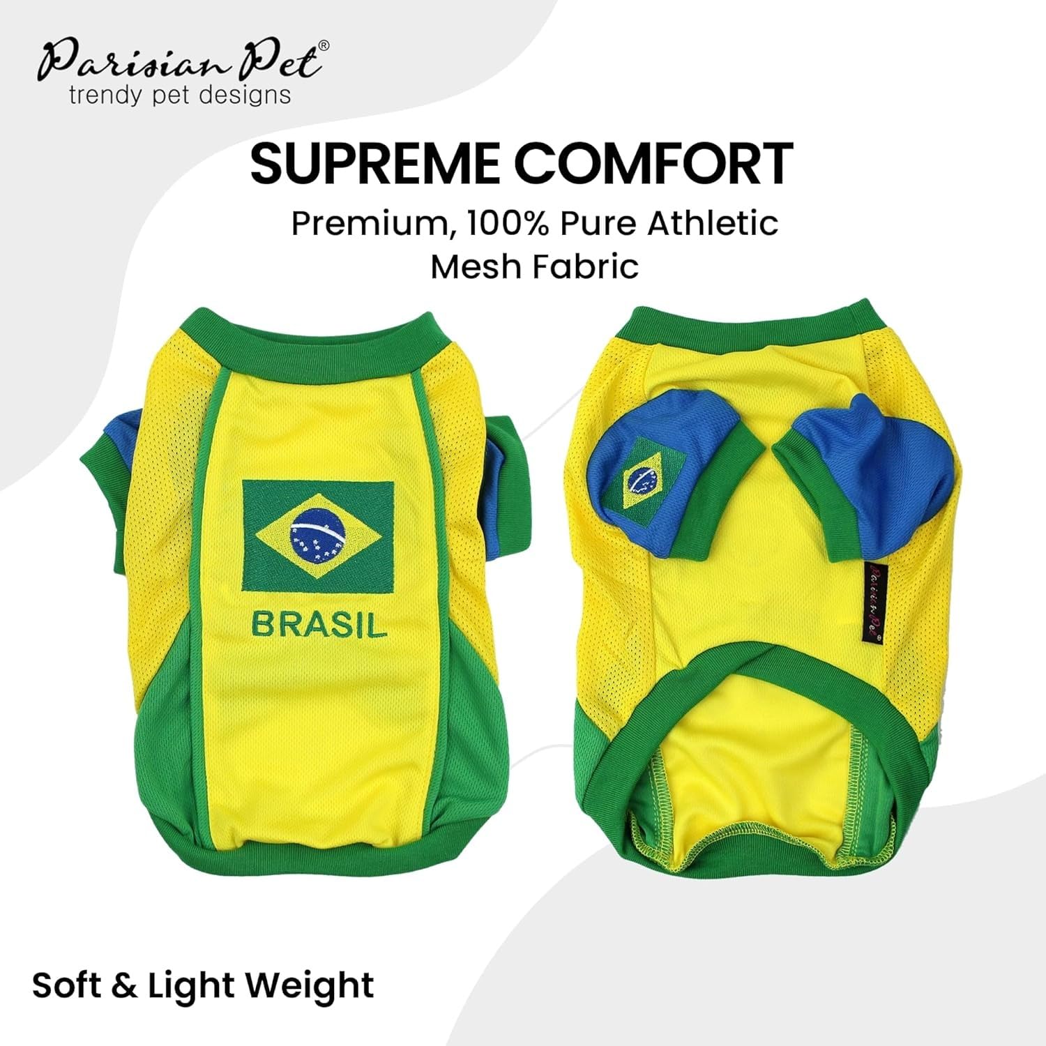 Maillage respirant du maillot Brésil pour chien pour chaleur estivale
