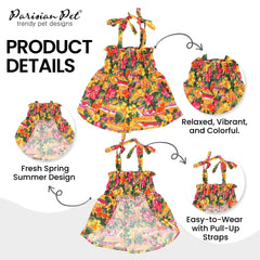 Robe à nouer épaule Parisian Pet, facile à enfiler.