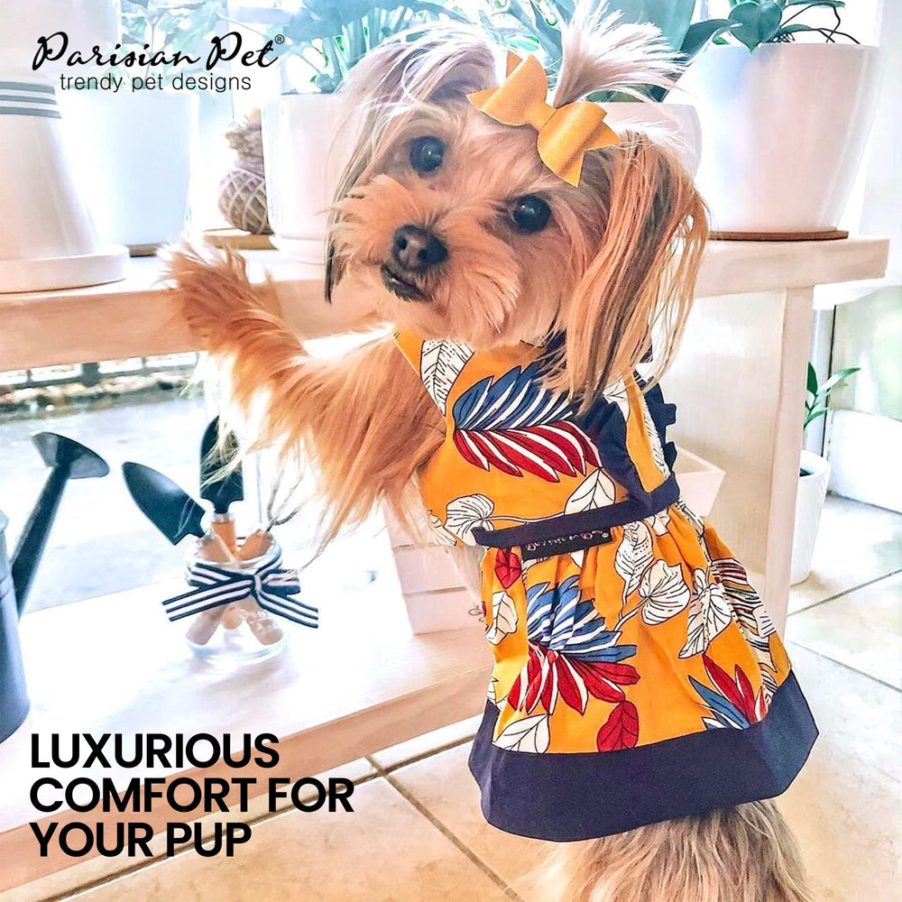 Jupe fluide de la robe Parisian Pet pour liberté de mouvement.