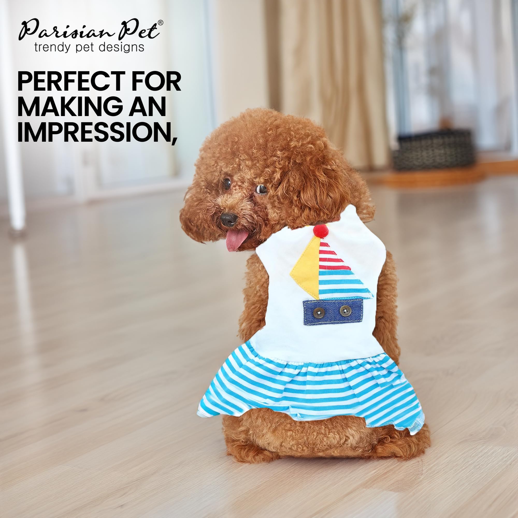 Parisian Pet surpiqures et finitions durables pour une tenue qui tient.