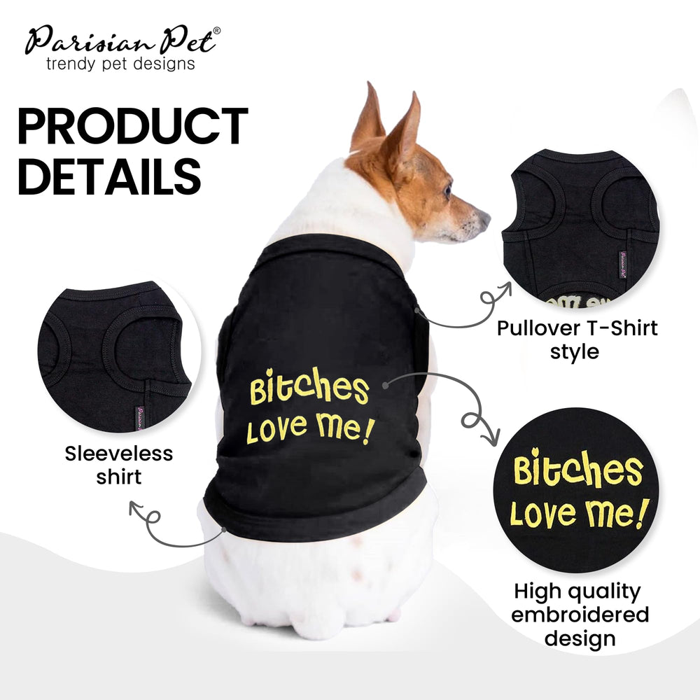 T‑shirt Parisian Pet en coton extensible, liberté de mouvement lors des jeux.