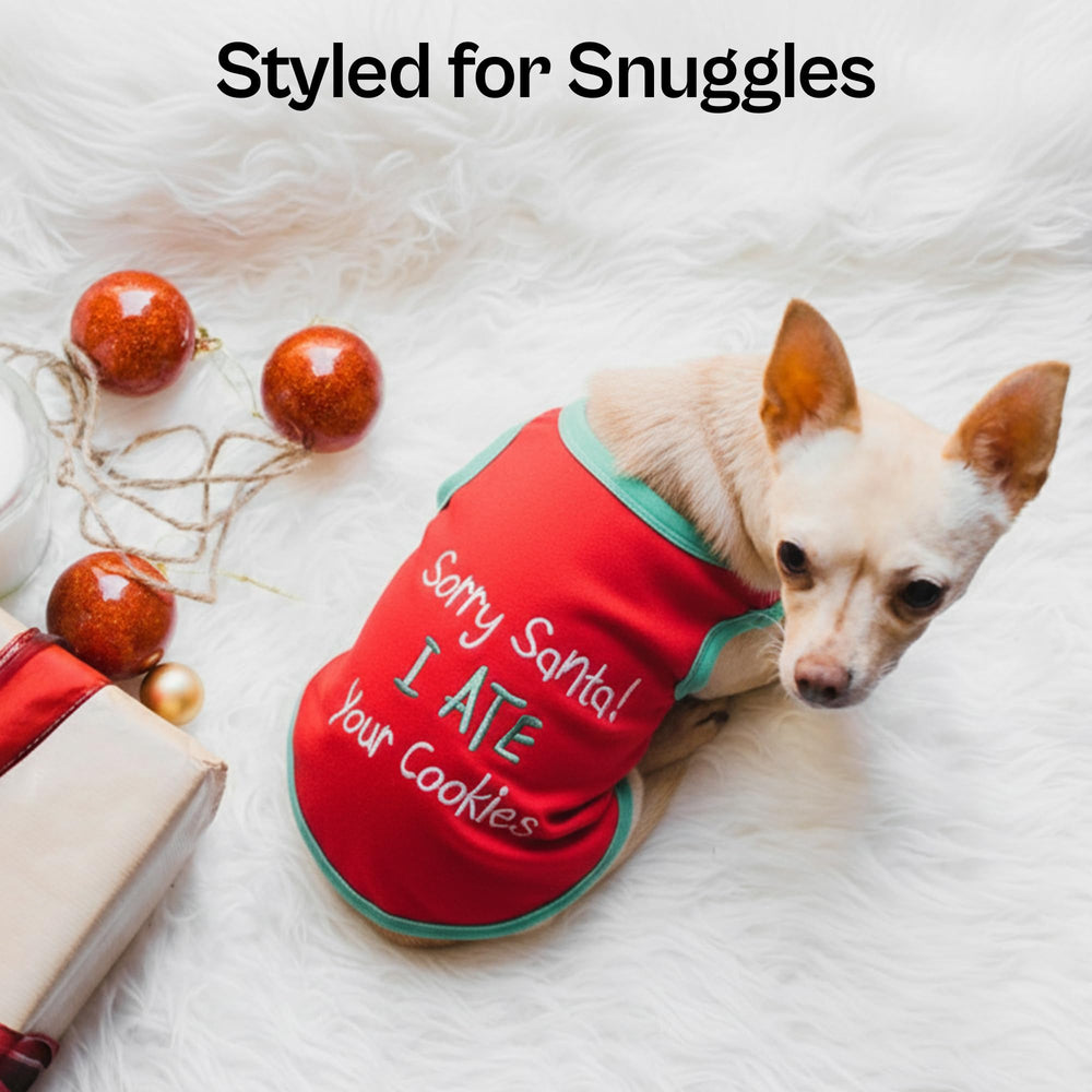 Coton respirant et léger, Parisian Pet Noël pour chiens actifs.