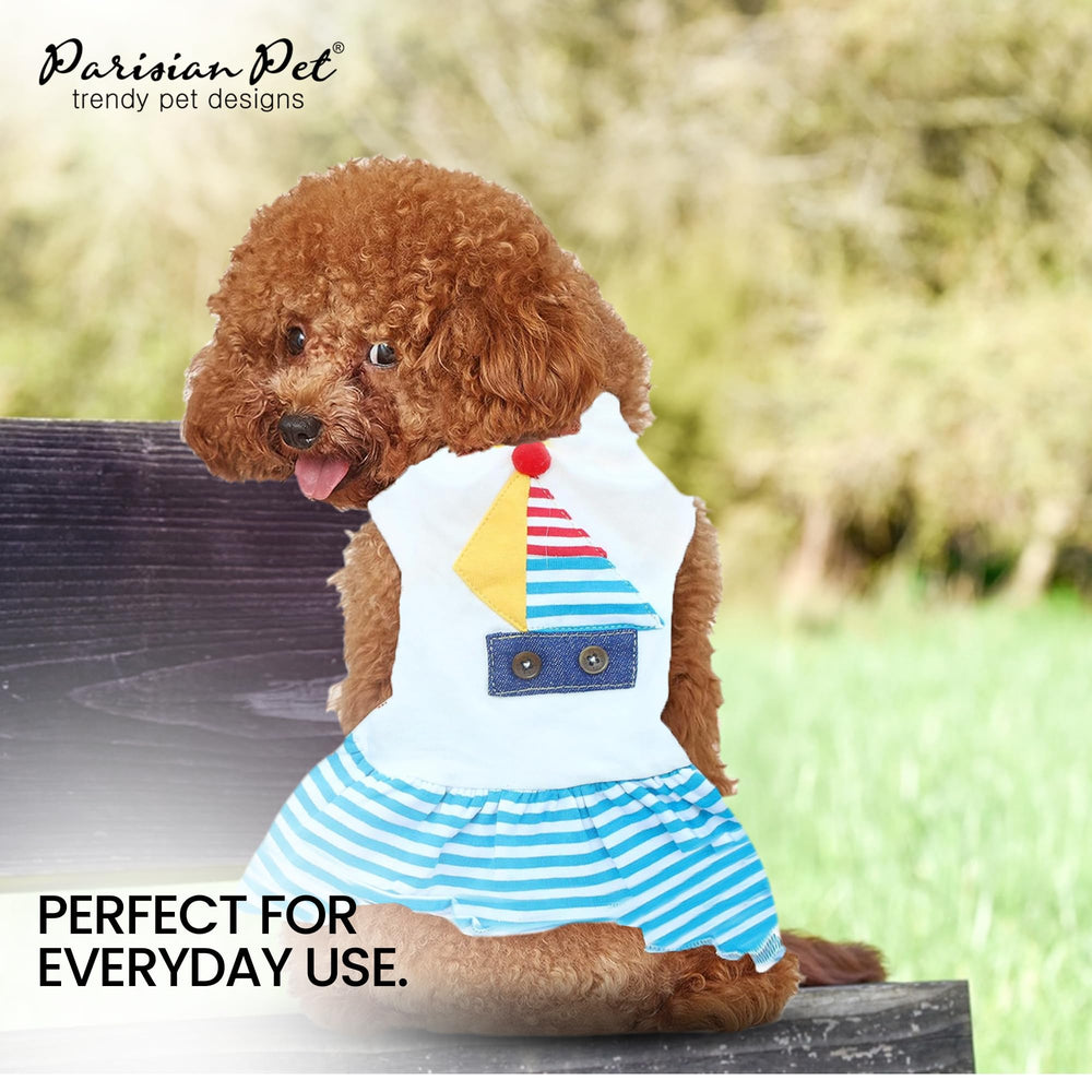 Parisian Pet tissu-polyester-leger assure confort et aeration en ete.