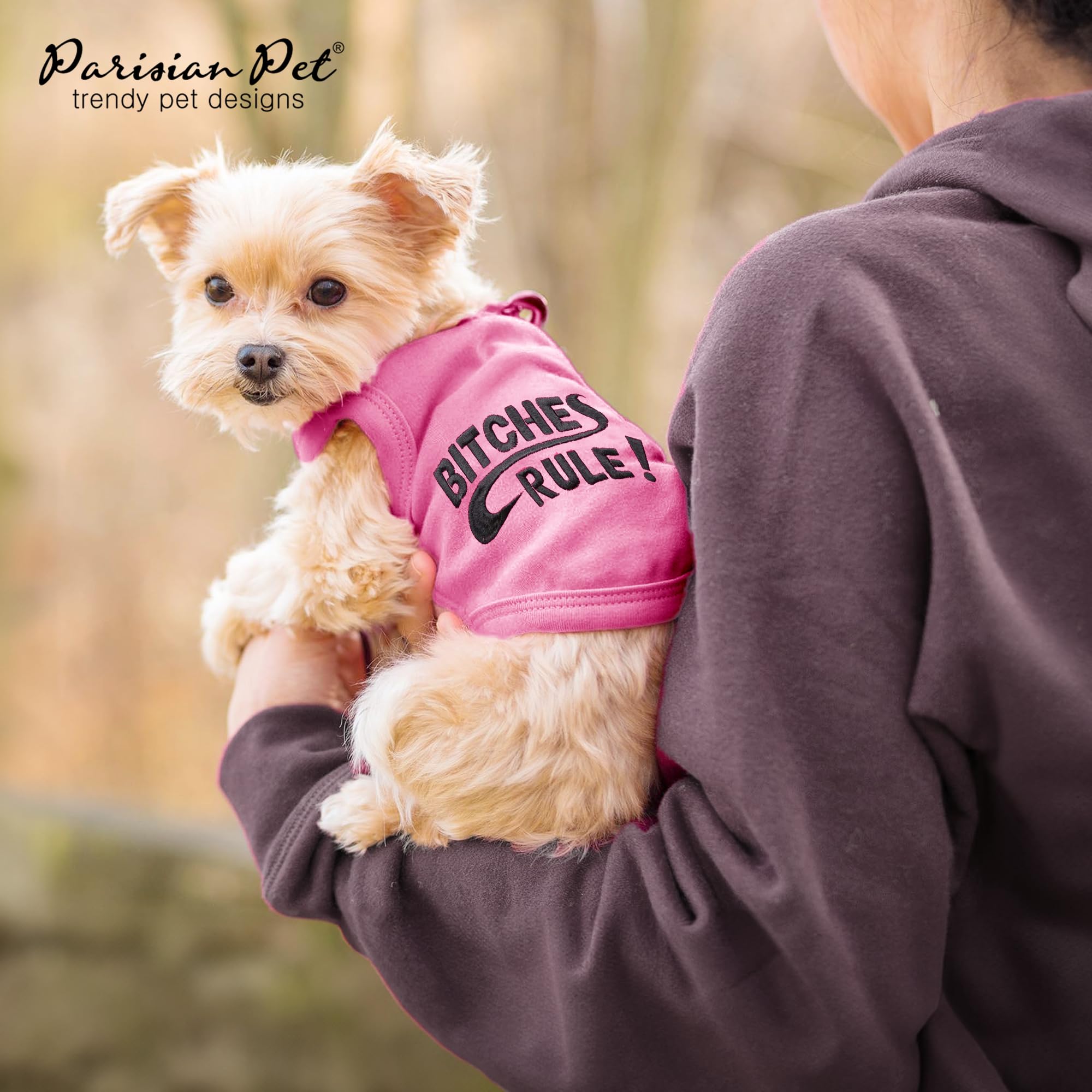 tee-shirt Parisian Pet confort quotidien, résistant pour jeux et câlins