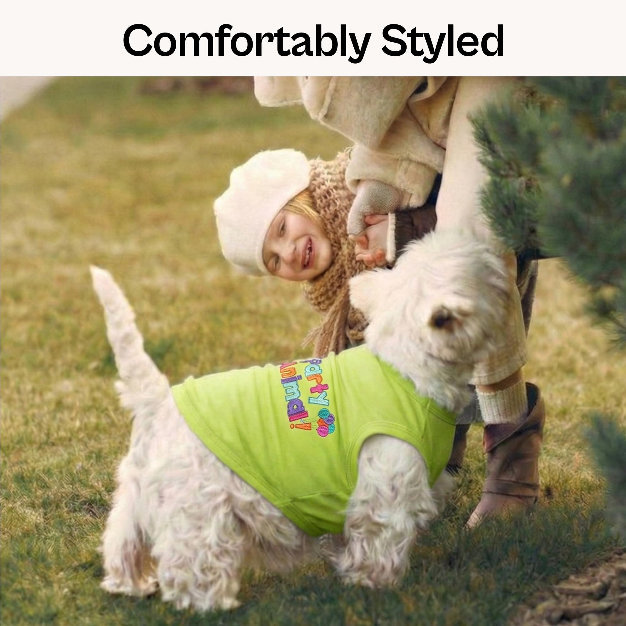 T-shirt chien Parisian Pet confort quotidien pour jeux et promenade.