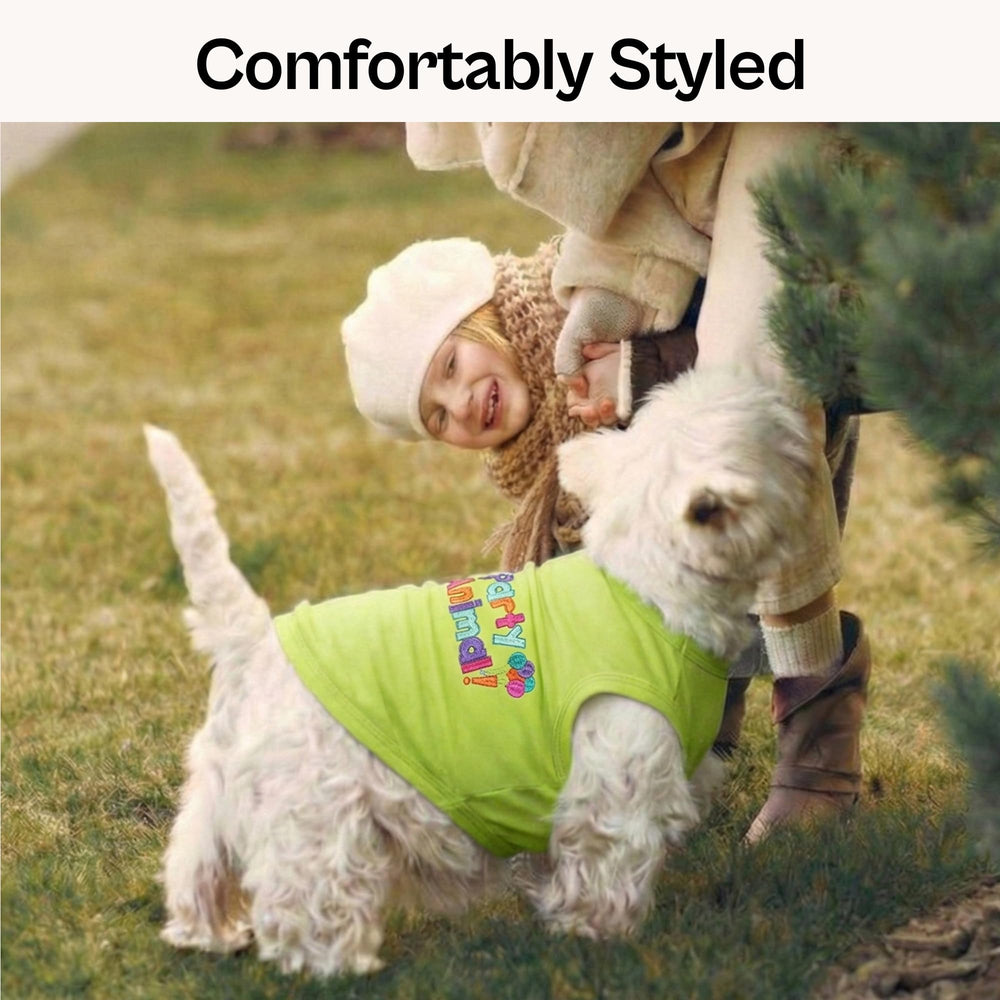 T-shirt chien Parisian Pet confort quotidien pour jeux et promenade.