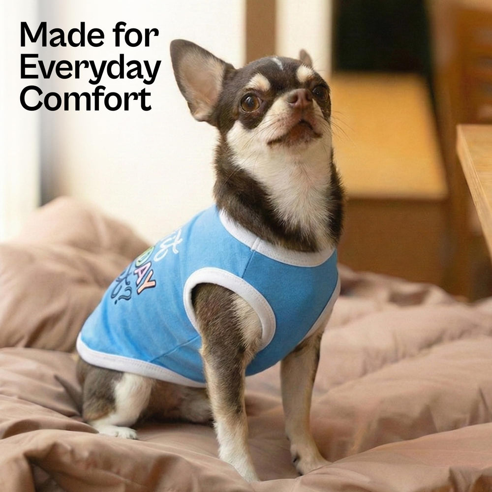 Parisian Pet t-shirt chien pull-over rapide, facile à enfiler pour sorties.