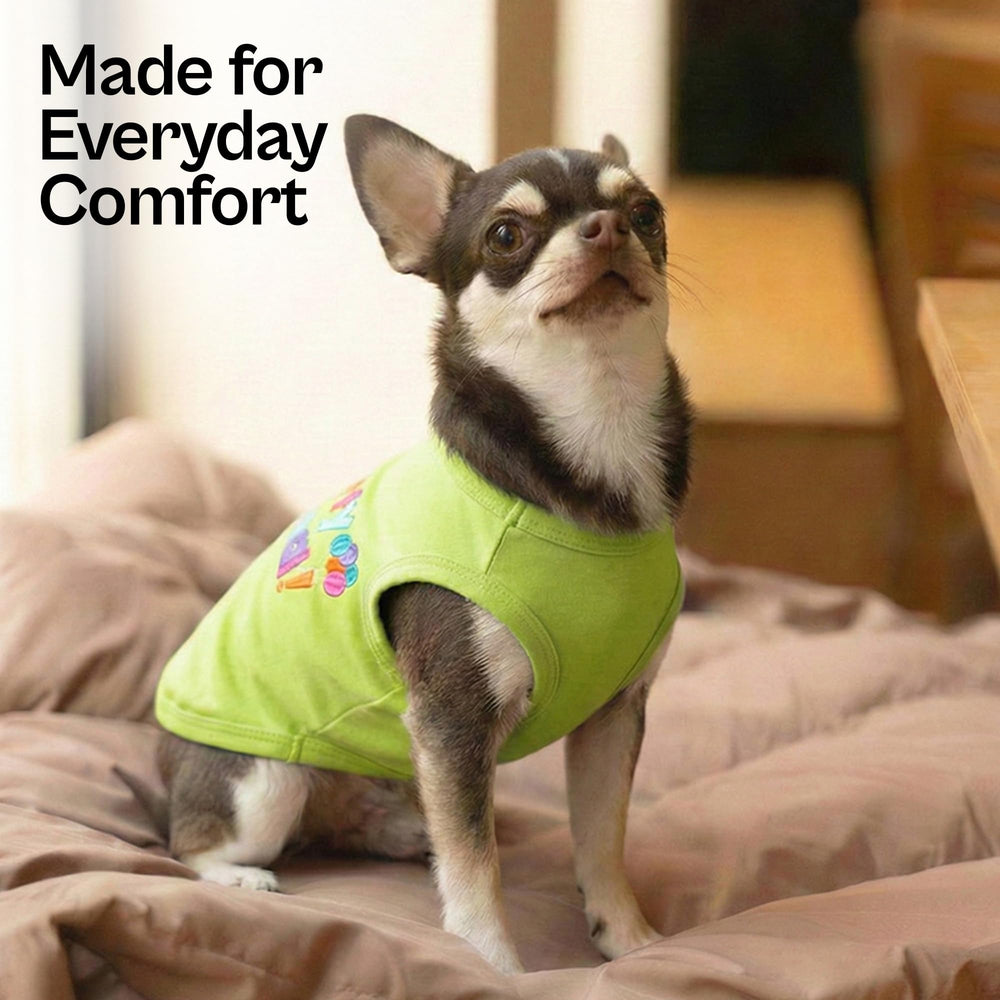 T-shirt chien Parisian Pet tailles XXS à 3XL pour tous les chiens.
