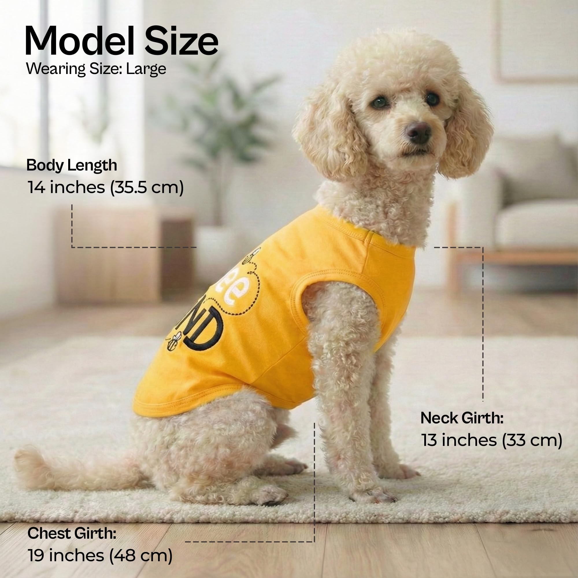 T-shirt sans manches Parisian Pet chien, ventilation maximale lors des journées chaudes.