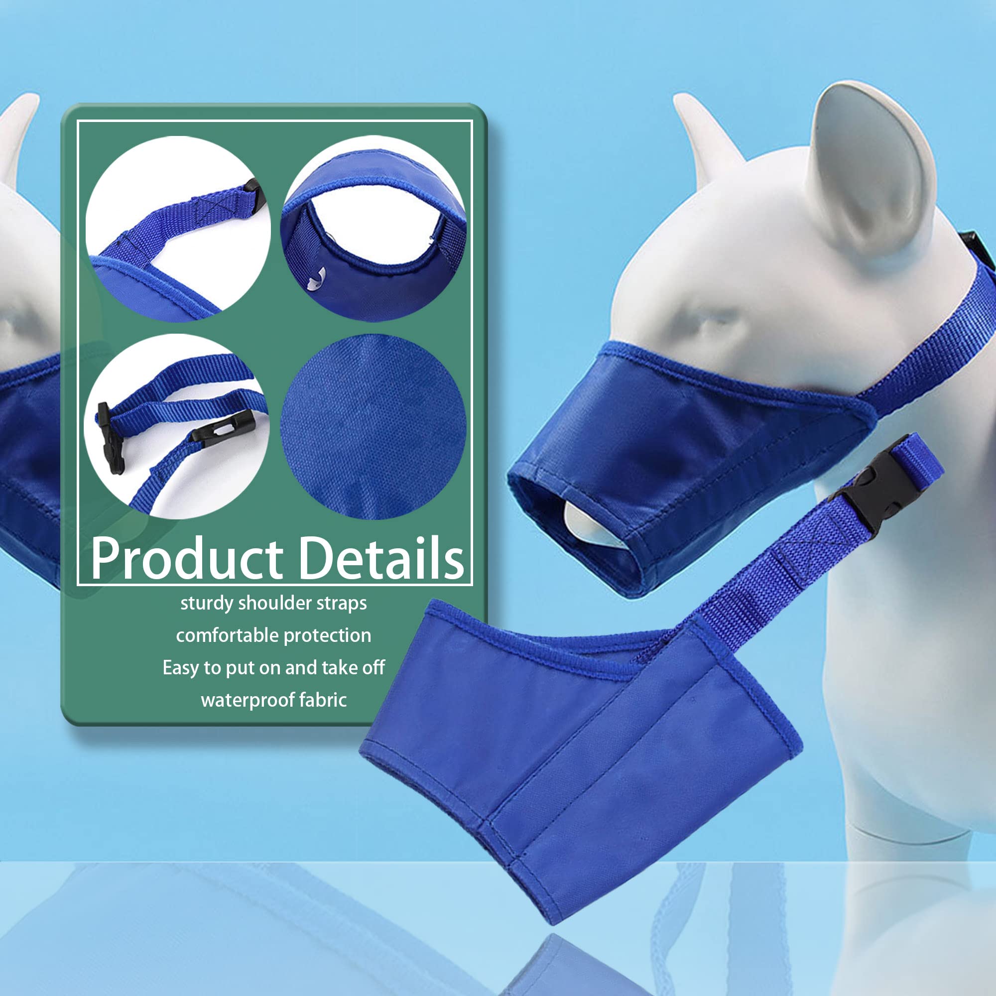 Parts Express museau visite veto bleu xl usage pratique