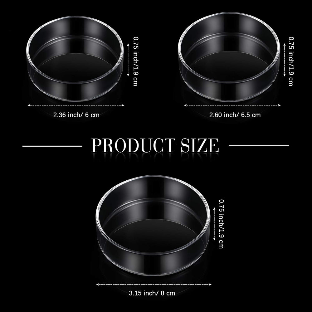 Patelai assiette en verre pour crevettes 65mm pratique et durable
