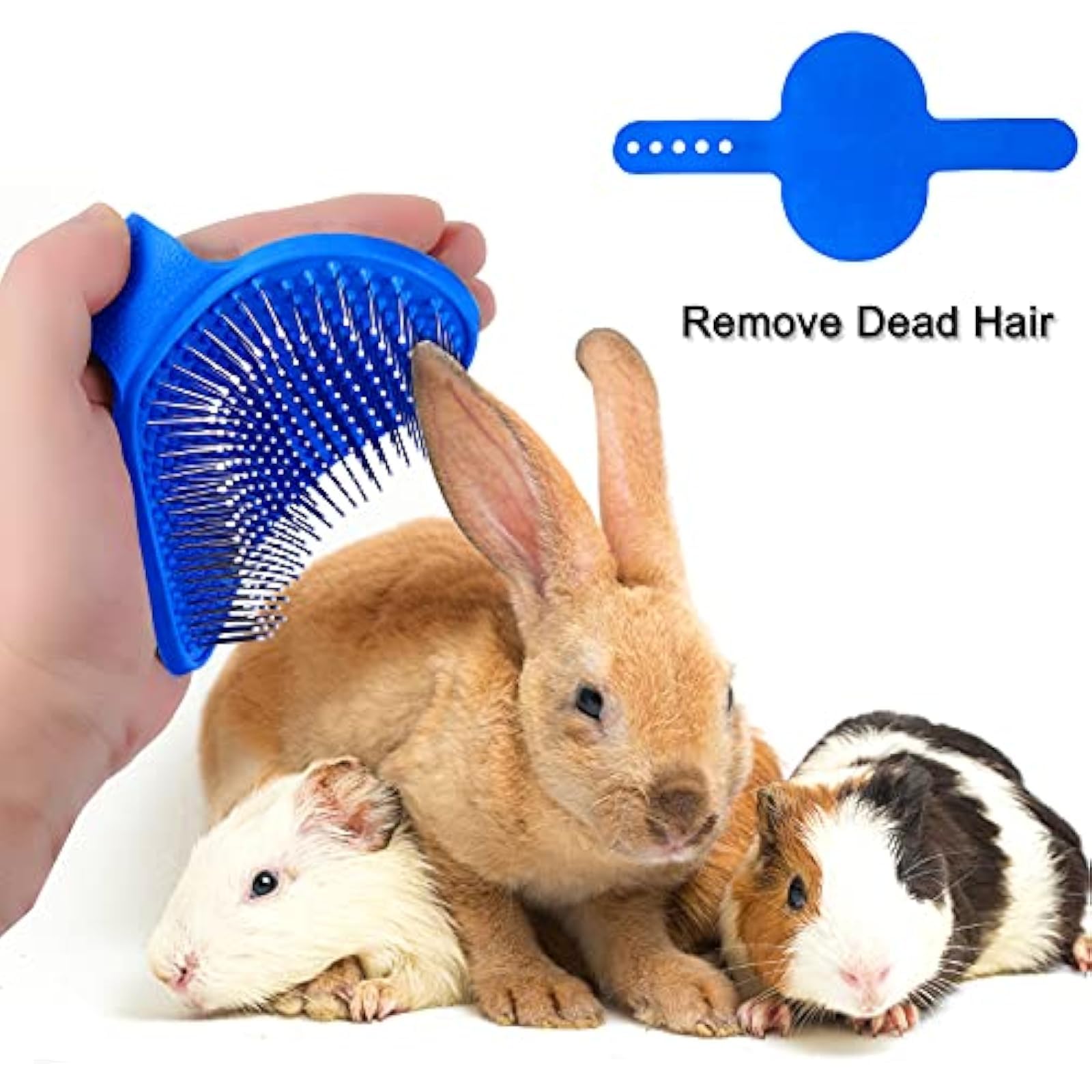 Brosse shampoing Patelai avec poignée ajustable pour nettoyer et masser le pelage.