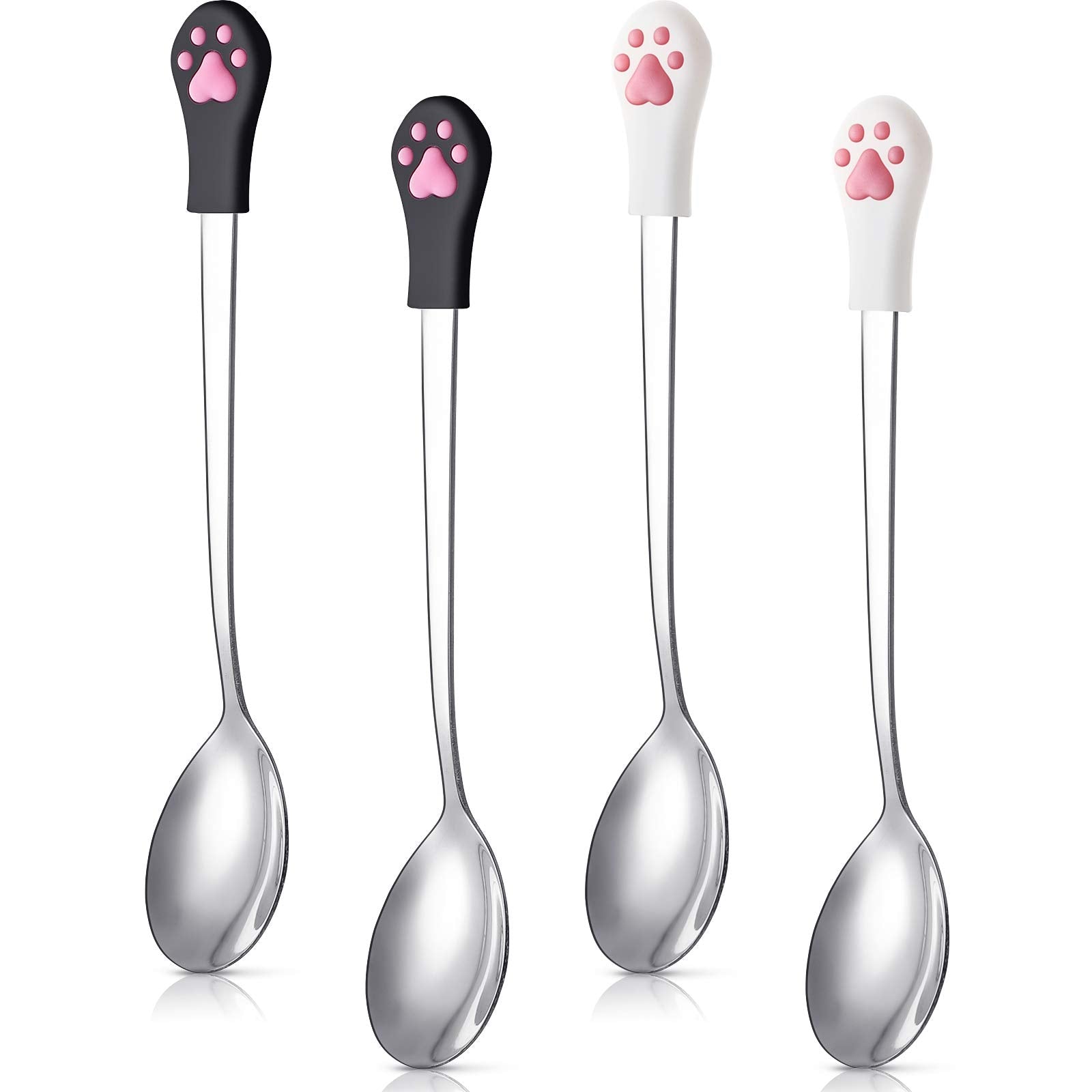 Patelai: quatre cuillères pour conserve, pratiques pour chiens et chats.