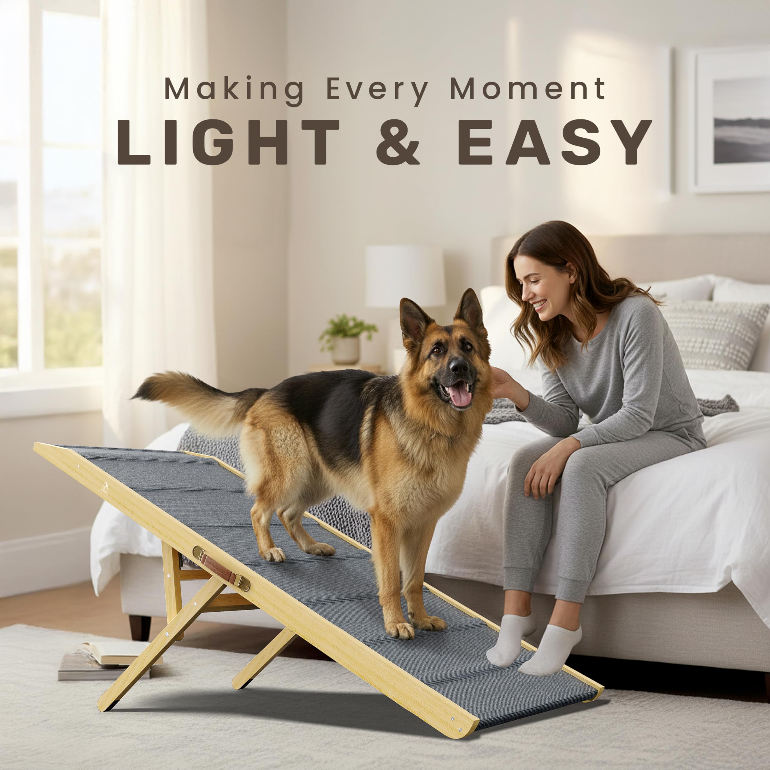 PATHOSIO PETS LITE, transport facile, rampe pratique à ranger.