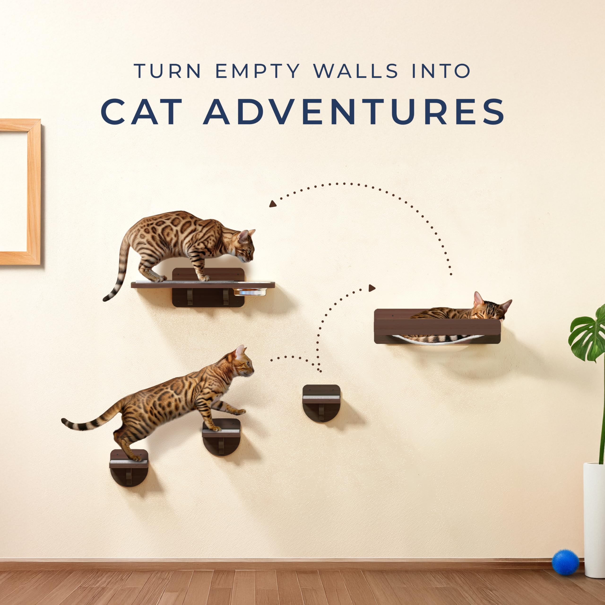 PATHOSIO PETS tapis antidérapants sur marches pour chats.