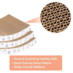 PatiencET griffoir-chat-carton-reversible-utilisation, double vie pour plus de valeur.